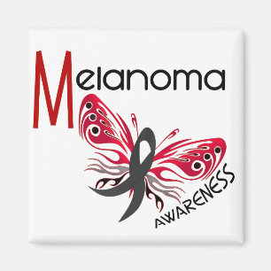 Melanom/Haut-Krebs SCHMETTERLING 3,1 Magnet