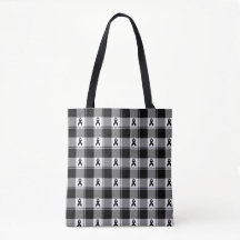 Melanom-Hautkrebs-Bewusstseins-Plaid Schwarzes Ban