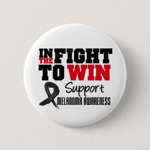 Melanom im Kampf zum zu gewinnen Button