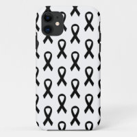 Melanom-Krebs-Schwarz-Band-Telefon-Kasten