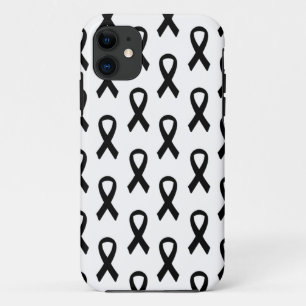 Melanom-Krebs-Schwarz-Band-Telefon-Kasten Case-Mate iPhone Hülle