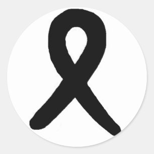 Melanomaufkleber Runder Aufkleber