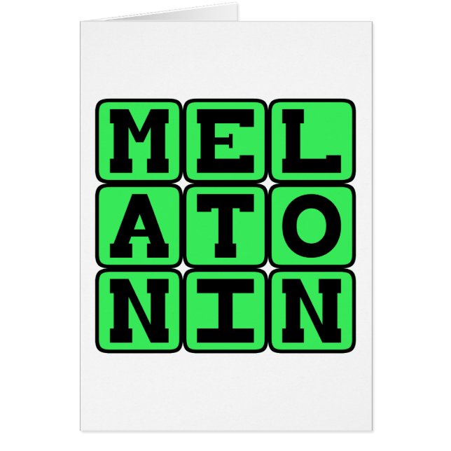 Melatonin, Schlaf-Hilfe (Vorne)