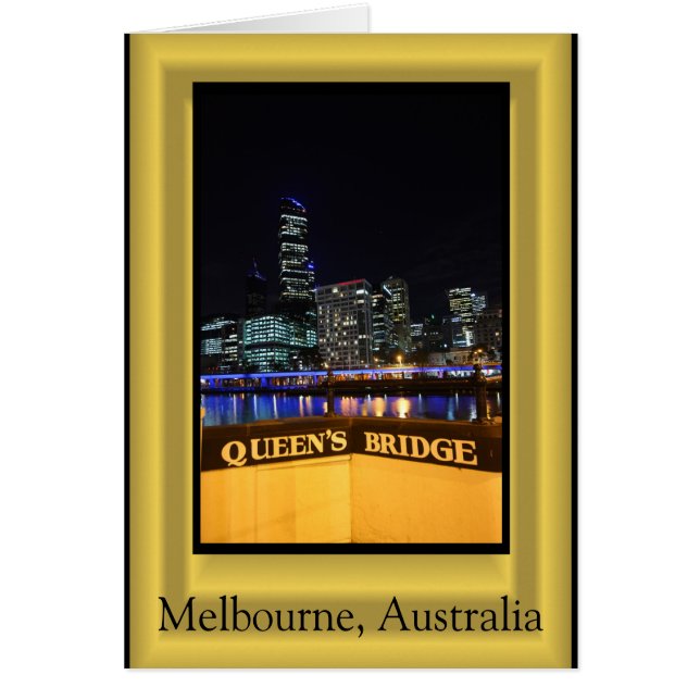 Melbourne Australia CBD Night Lights (Vorne)
