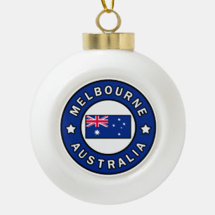 Melbourne Australia Keramik Kugel-Ornament