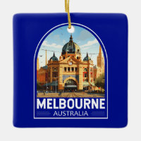 Melbourne Australia Reisen Vintag
