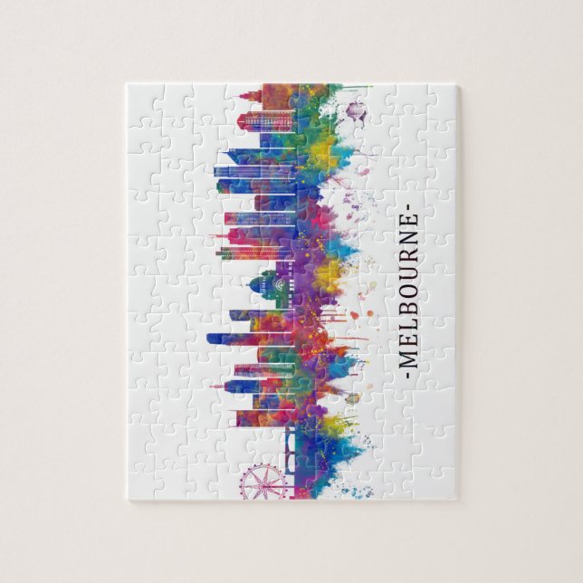 Melbourne Australia Skyline (Vertikal)