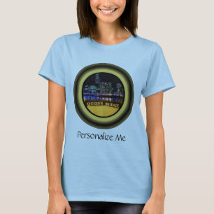 Melbourne Australia Skyline mit City Lights T-Shirt