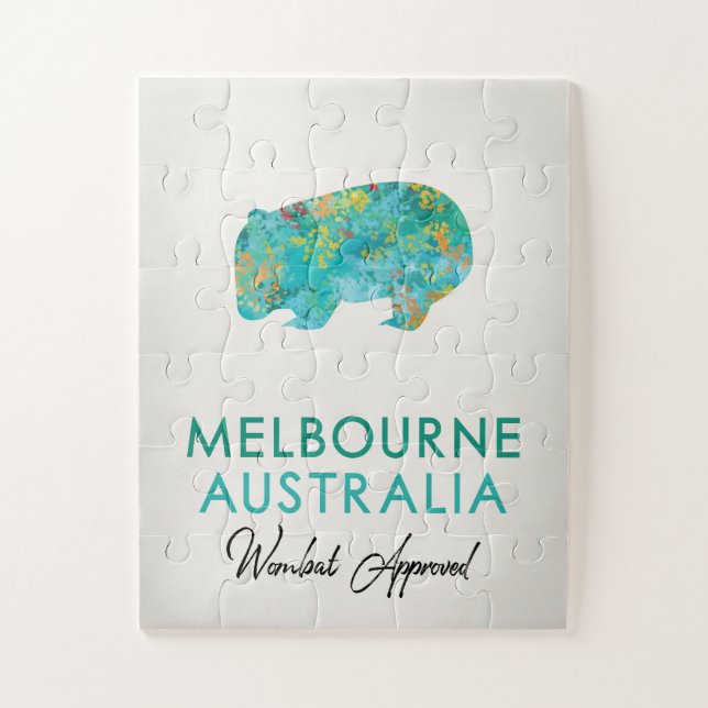 Melbourne Australia Wombat (Vertikal)