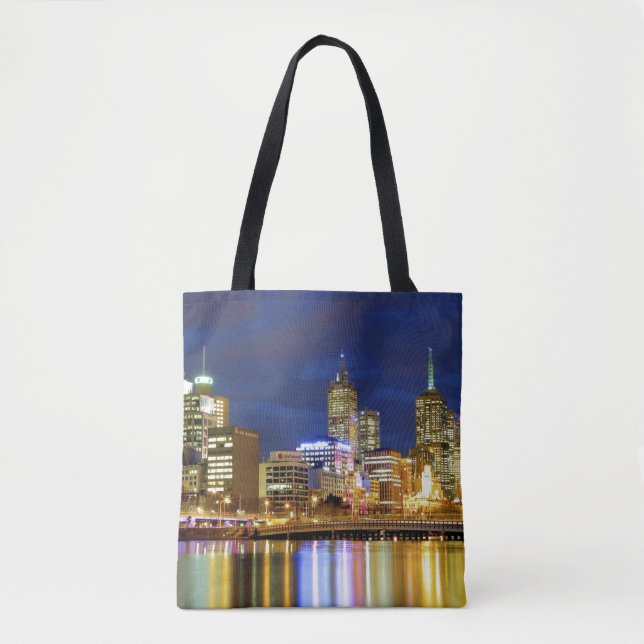 Melbourne, Australien. Der Blick auf die 2 Tasche (Vorderseite)