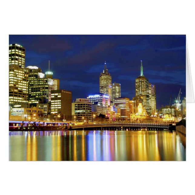 Melbourne, Australien. Die Aussicht auf die 2 (Vorderseite (Horizontal))