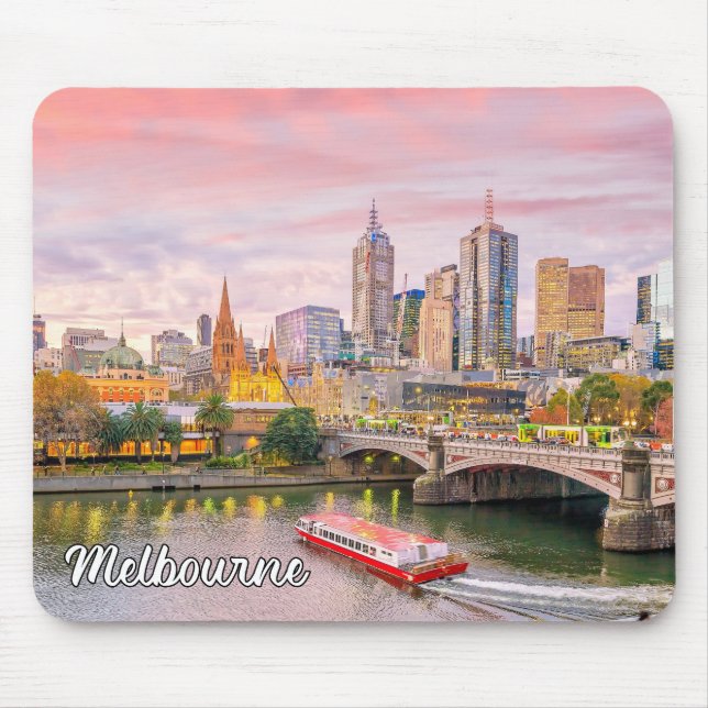 Melbourne, Australien Mousepad (Vorne)