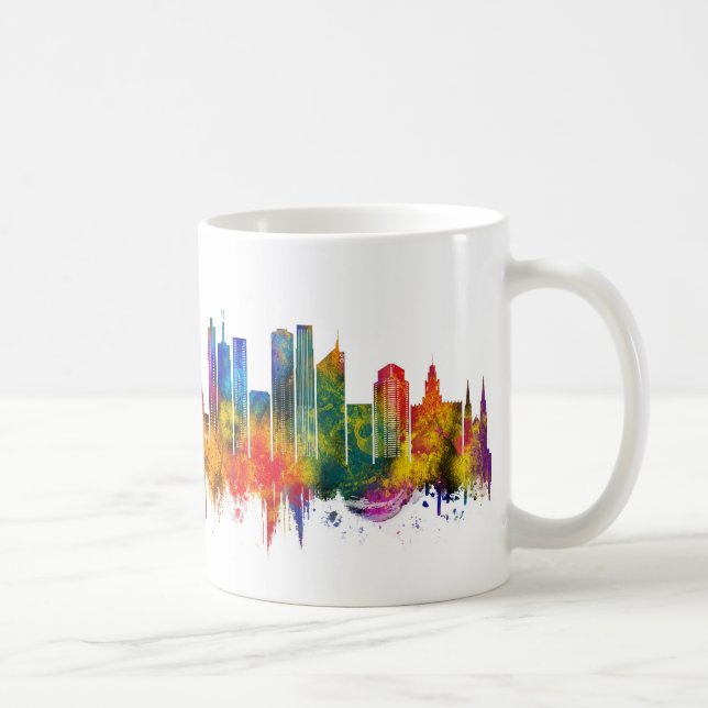 Melbourne Australien Skyline Kaffeetasse (Rechts)