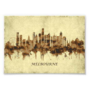 Melbourne Australien Stadtbild Fotodruck