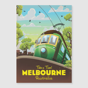 Melbourne Australien Straßenbahn  Magnetkarte