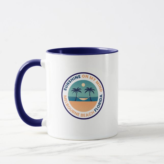 Melbourne Beach Floride Café Mug (Gauche)