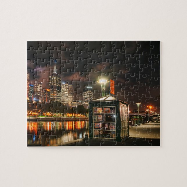 Melbourne City at Night (Horizontal)