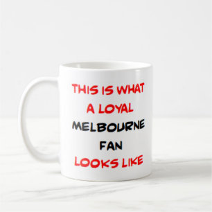 Melbourne-Fan, treu Kaffeetasse