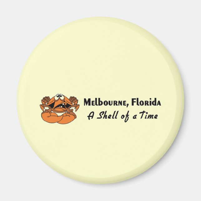 Melbourne, Florida Crab Magnet (Vorne)