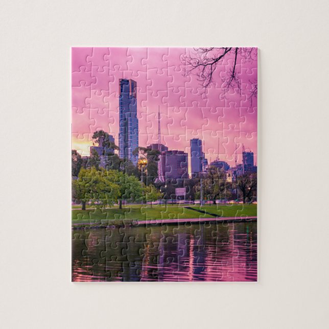 Melbourne Hübsch in rosa Puzzle (Vertikal)