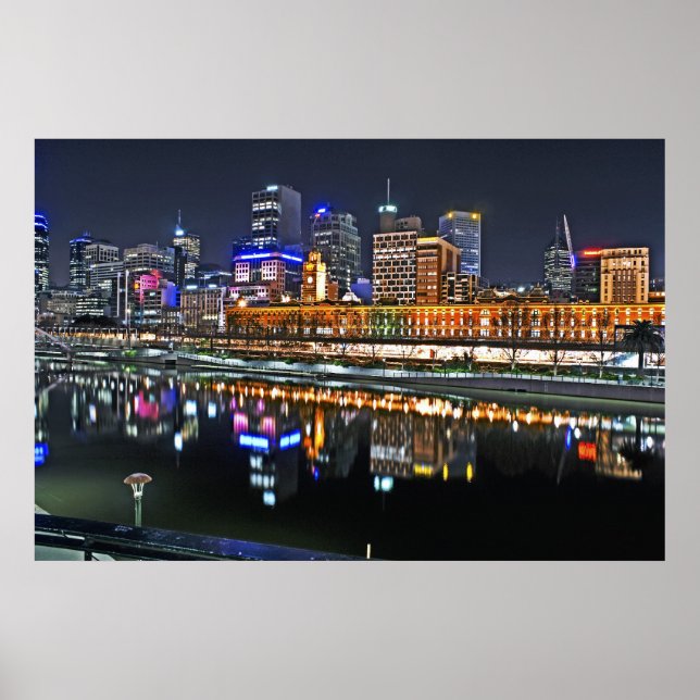 Melbourne in HDR. Poster (Vorne)