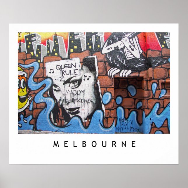 Melbourne Lanes 2 Poster (Vorne)