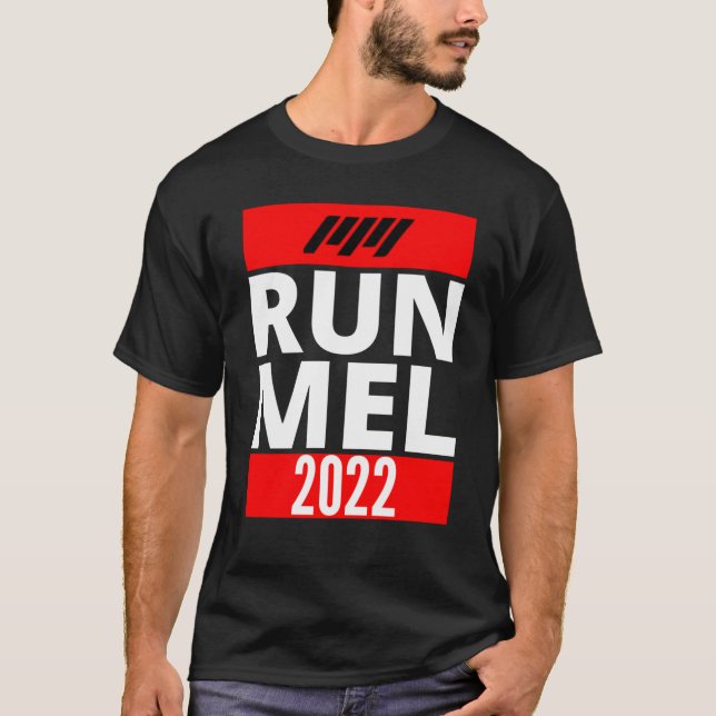 Melbourne Marathon 2022 Laufen T-Shirt (Vorderseite)