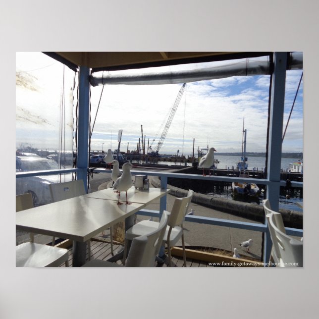 Melbourne - Mornington Beach Lunchtime Poster (Vorne)