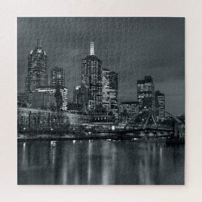 Melbourne nach Nacht (Vertikal)