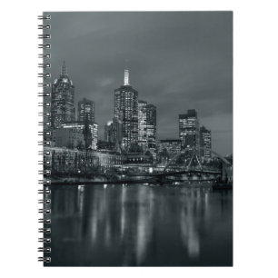 Melbourne nach Nacht Notizblock