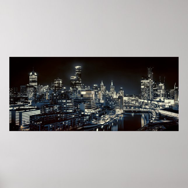 MELBOURNE NIGHT POSTER (Vorne)