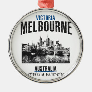Melbourne Ornament Aus Metall