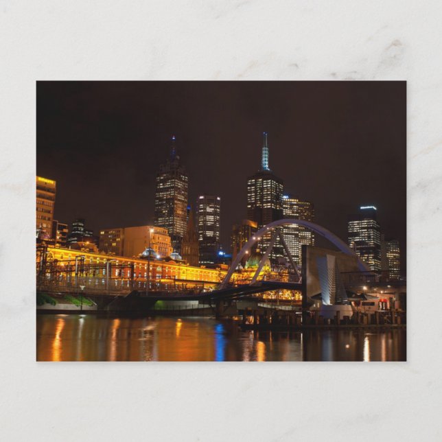 Melbourne Postkarte (Vorderseite)