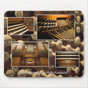 Melbourne-Rathaus-Pfeifenorgel Mousepad