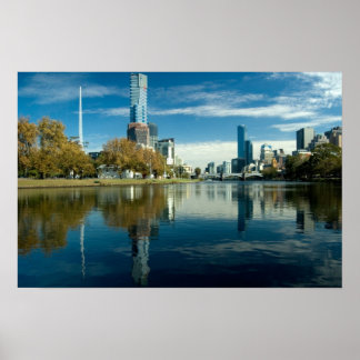 Melbourne Reflection Poster