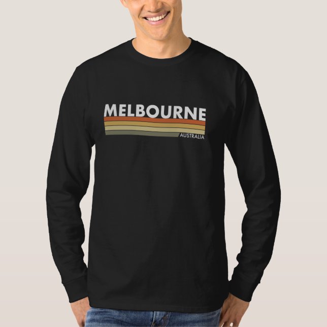 Melbourne Retro Australien T-Shirt (Vorderseite)