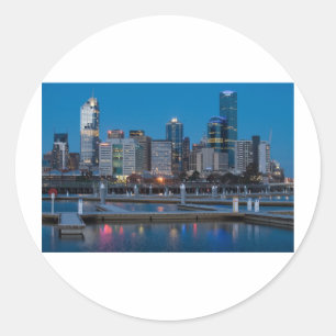 MELBOURNE RUNDER AUFKLEBER
