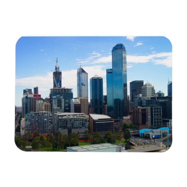 Melbourne Stadt Magnet (Horizontal)