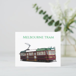 Melbourne-Straßenbahn Postkarte