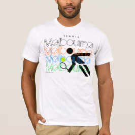 Melbourne-Tennis-Australier öffnen 1 T - Shirt