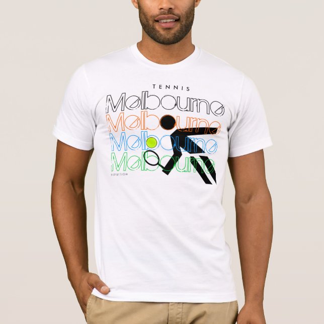 Melbourne-Tennis-Australier öffnen 1 T - Shirt (Vorderseite)