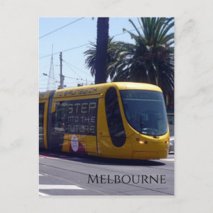Melbourne Tram brunswick Postkarte
