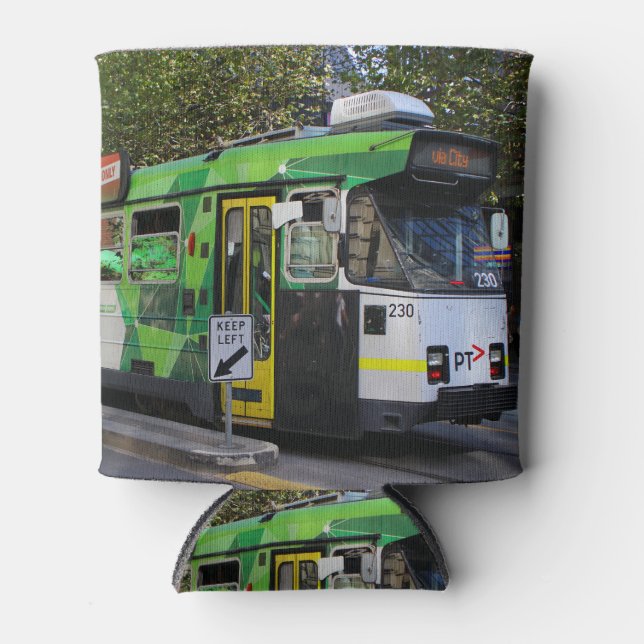 Melbourne, Victoria, Australien, Straßenbahn Dosenkühler (Vorderseite)