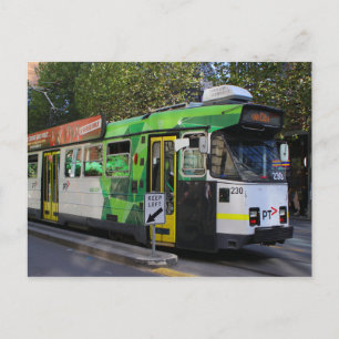 Melbourne, Victoria, Australien, Straßenbahn Postkarte