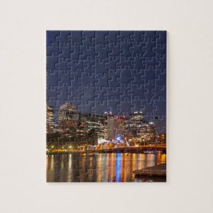 Melbourne Yarra Fluss nachts