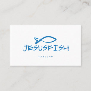 Meldebogen Jesus FISH Visitenkarte