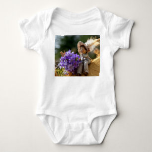 Melden Sie sich mit Blume an Baby Strampler