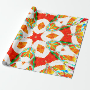 Meldende, symmetrische Keramik Geschenkpapier