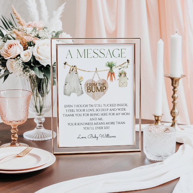 Meldung "Bump" der landesweit angebauten Baby-Dusc Poster (Von Creator hochgeladen)