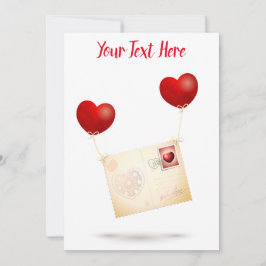 Meldung der Liebe Einladung